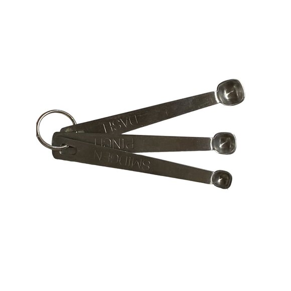 Measuring Spoons Smidgen Dash Pinch Used Stainless Steel - Picture 6 of 8
